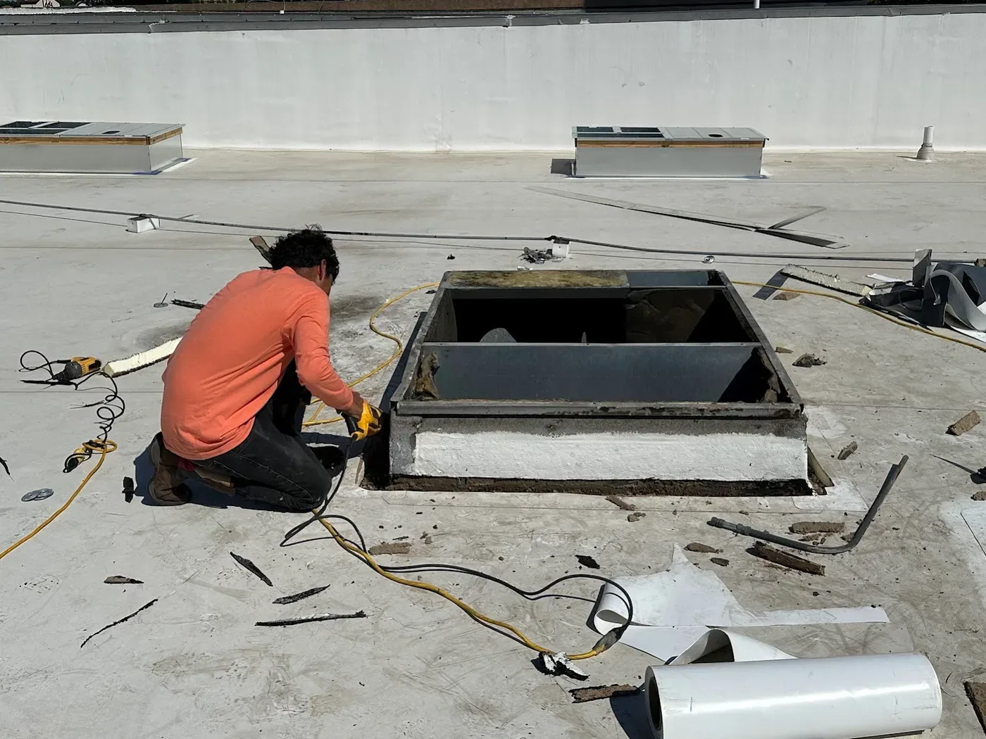 Membrane Puncture and Foot-Traffic Damage Repair in Johnson City, TN